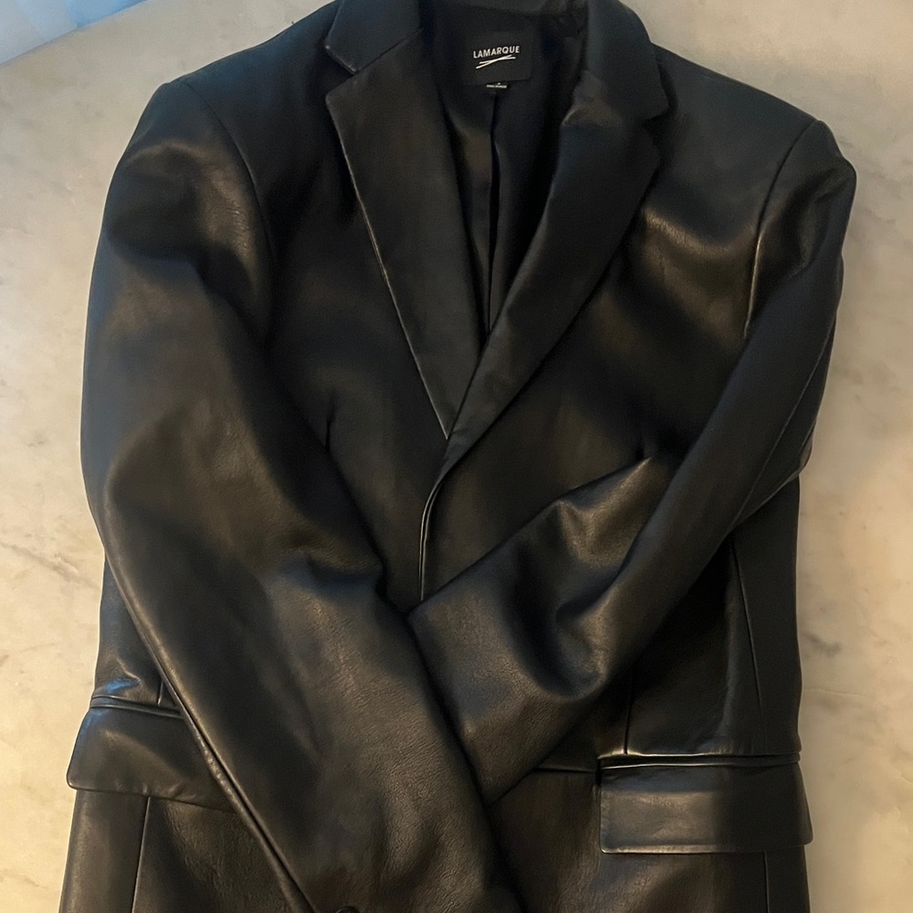 Lamarque Black Leather Jacket